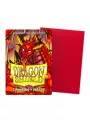 Dragon Shield Crimson Matte Card Sleeves (Japanese Size)