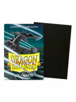 Dragon Shield Jet Matte Card Sleeves (Japanese Size)