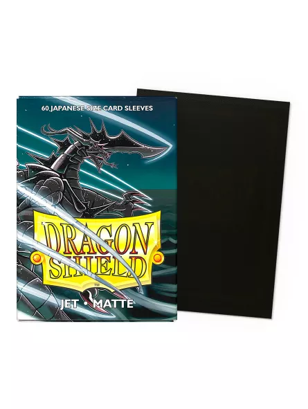 Dragon Shield Jet Matte Card Sleeves (Japanese Size)
