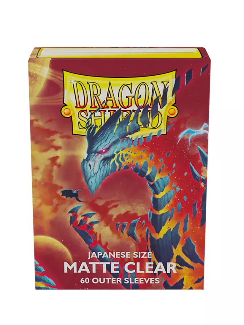 Dragon Shield Matte Clear Outer Sleeves (Japanese Size)