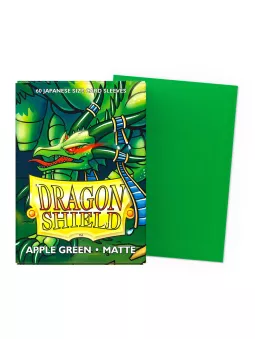 Dragon Shield Apple Green Matte Card Sleeves (Japanese Size)