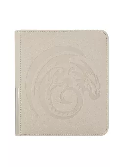 Dragon Shield Ashen White Card Codex Zipster Binder Small