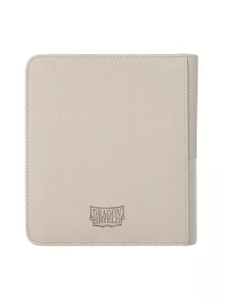 Dragon Shield Ashen White Card Codex Zipster Binder Small