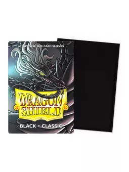 Dragon Shield Black Classic Card Sleeves (Japanese Size)