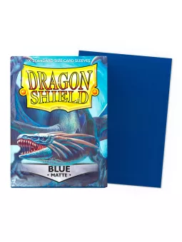 Dragon Shield Blue Matte Card Sleeves (Standard Size)