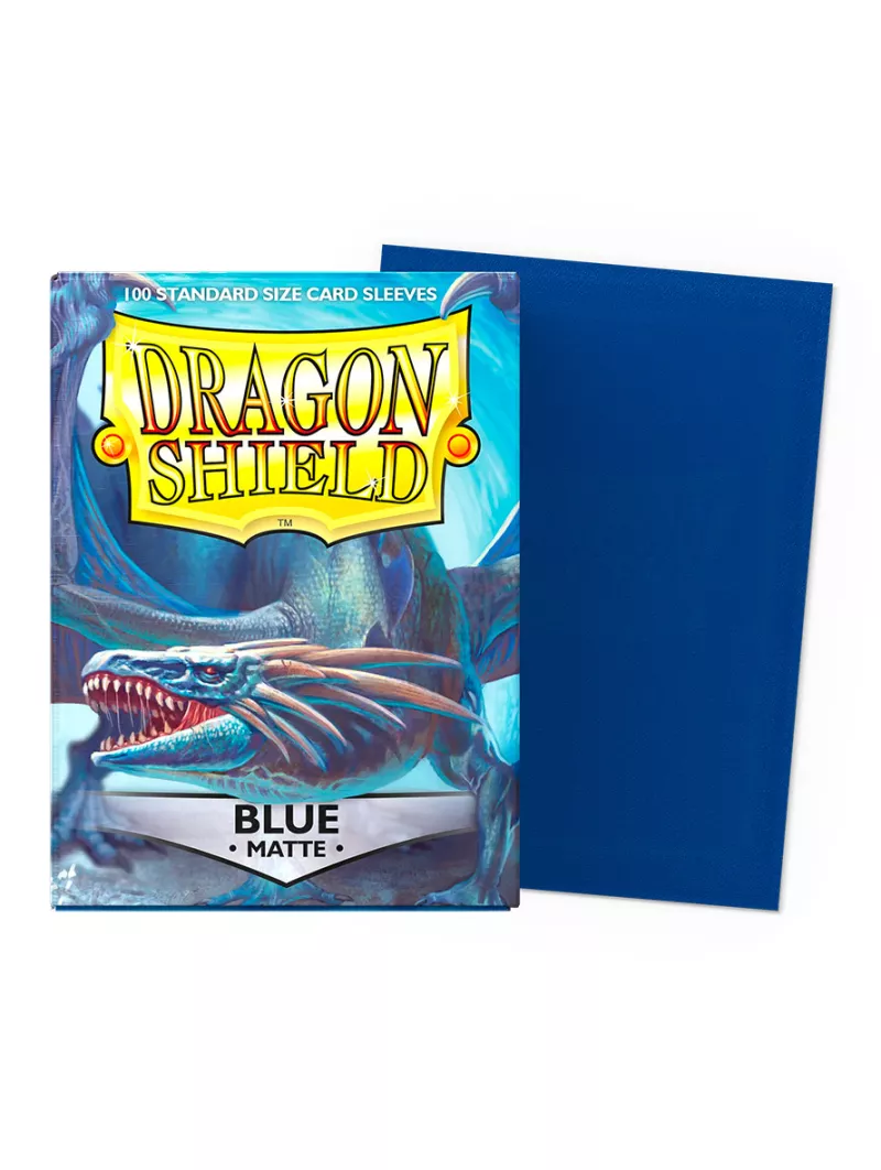 Dragon Shield Blue Matte Card Sleeves (Standard Size)
