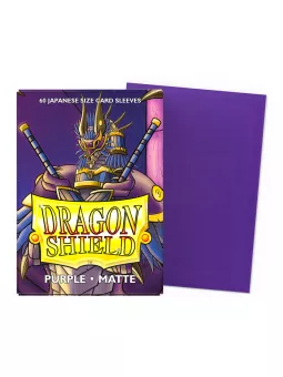 Dragon Shield Purple Matte Card Sleeves (Japanese Size)