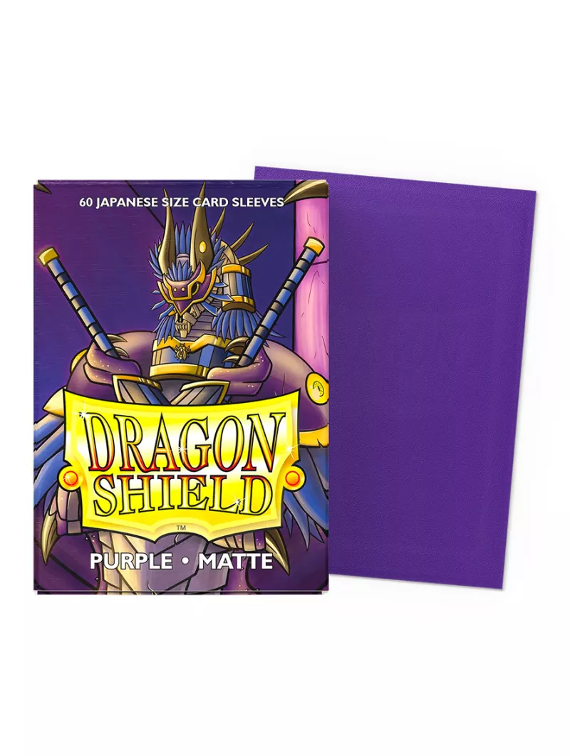 Dragon Shield Purple Matte Card Sleeves (Japanese Size)