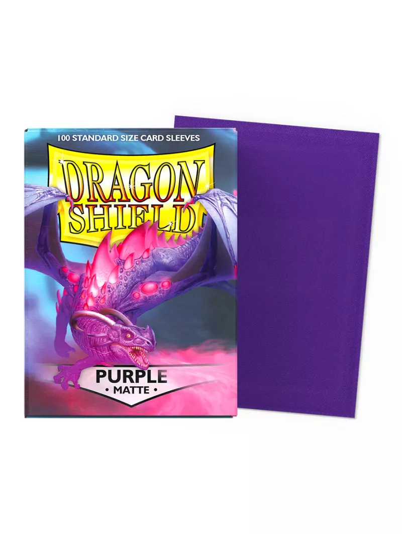 Dragon Shield Purple Matte Card Sleeves (Standard Size)
