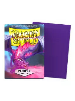 Dragon Shield Purple Matte Card Sleeves (Standard Size)