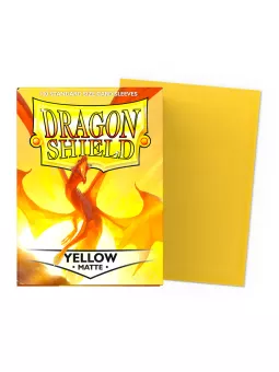 Dragon Shield Yellow Matte Card Sleeves (Standard Size)