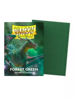 Dragon Shield Forest Green Matte Card Sleeves (Standard Size)