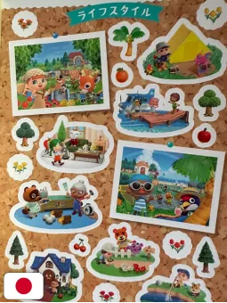 Animal Crossing: New Horizons Stickers Book - Edizione Giapponese
