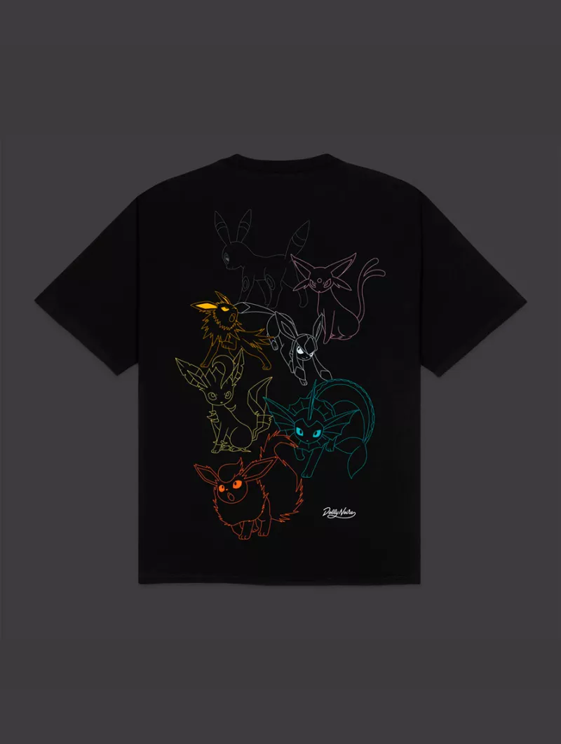 T-Shirt Eevee Evolution Pokémon Sinnoh Region - Dolly Noire