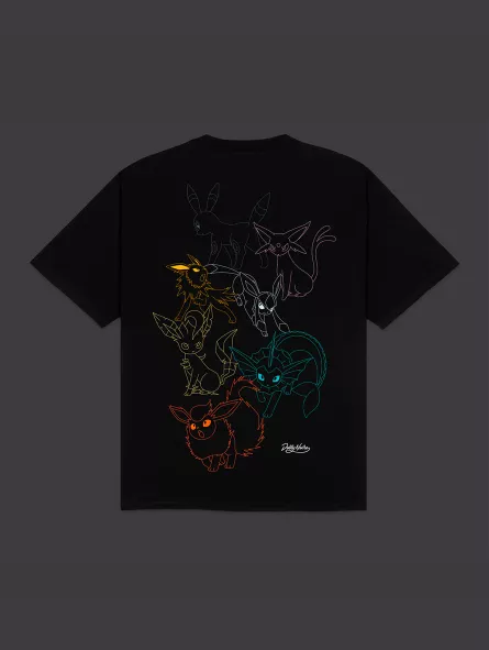 T-Shirt Eevee Evolution Pokémon Sinnoh Region - Dolly Noire