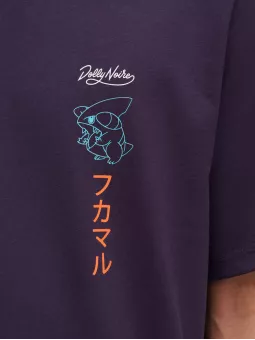 T-Shirt Garchomp Evolution Pokémon Sinnoh Region - Dolly Noire