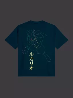 T-Shirt Lucario Pokémon Sinnoh Region - Dolly Noire