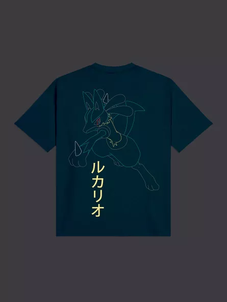 T-Shirt Lucario Pokémon Sinnoh Region - Dolly Noire