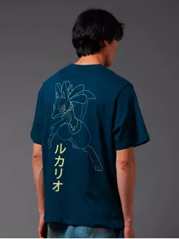 T-Shirt Lucario Pokémon Sinnoh Region - Dolly Noire