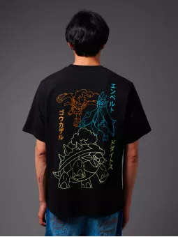 T-Shirt Starters Evolution Pokémon Sinnoh Region - Dolly Noire