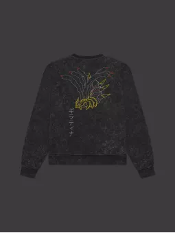 Crewneck Giratina Acid Black Pokémon Sinnoh Region - Dolly Noire