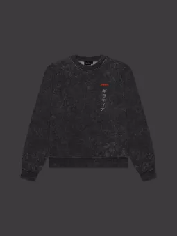 Crewneck Giratina Acid Black Pokémon Sinnoh Region - Dolly Noire