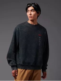 Crewneck Giratina Acid Black Pokémon Sinnoh Region - Dolly Noire