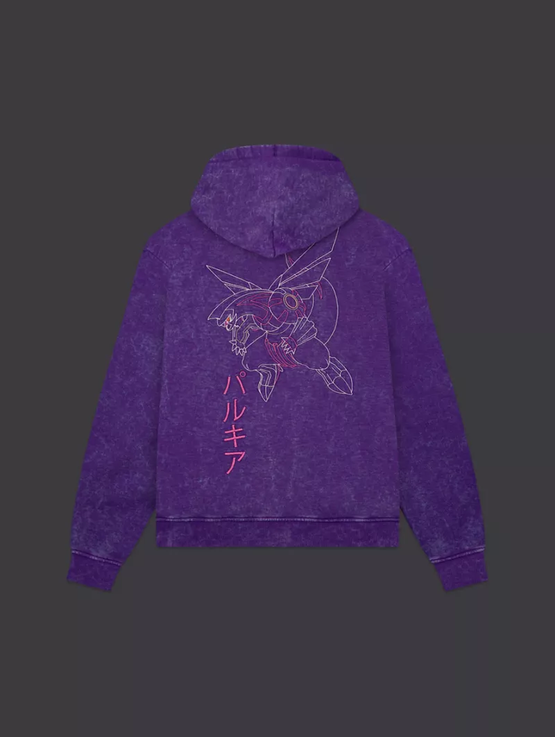 Hoodie Palkia Acid Lilac Pokémon Sinnoh Region - Dolly Noire