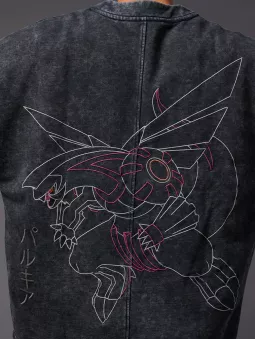 Kimono Dialga and Palkia Acid Black Pokémon Sinnoh Region - Dolly Noire