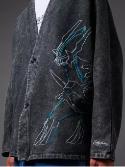 Kimono Dialga and Palkia Acid Black Pokémon Sinnoh Region - Dolly Noire
