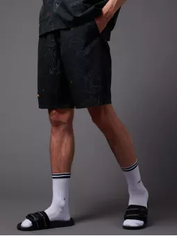 Shorts Giratina Pattern Techno Pokémon Sinnoh Region - Dolly Noire