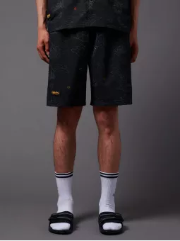 Shorts Giratina Pattern Techno Pokémon Sinnoh Region - Dolly Noire