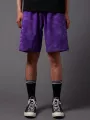 Shorts Palkia Techno Acid Lilac Pokémon Sinnoh Region - Dolly Noire
