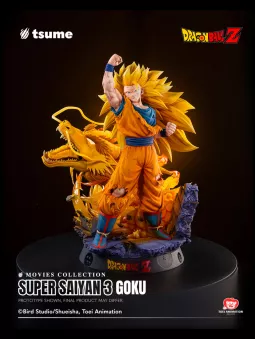 [PREORDINE] Super Saiyan 3 Goku Dragon Ball Z Movies Collection - Tsume Statue