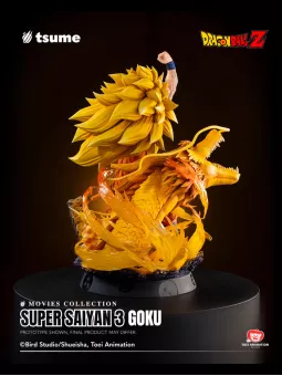 [PREORDINE] Super Saiyan 3 Goku Dragon Ball Z Movies Collection - Tsume Statue