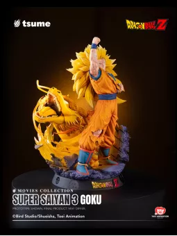 [PREORDINE] Super Saiyan 3 Goku Dragon Ball Z Movies Collection - Tsume Statue