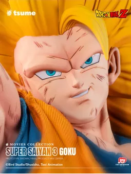 [PREORDINE] Super Saiyan 3 Goku Dragon Ball Z Movies Collection - Tsume Statue