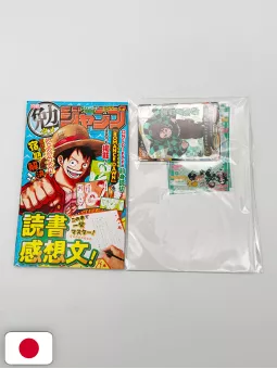 Saikyo Jump 8 2026 - Card & Gadget Demon Slayer + Card Yu-Gi-Oh! + Card Dragon Ball + Card Haikyuu!! + Booklet One Piece