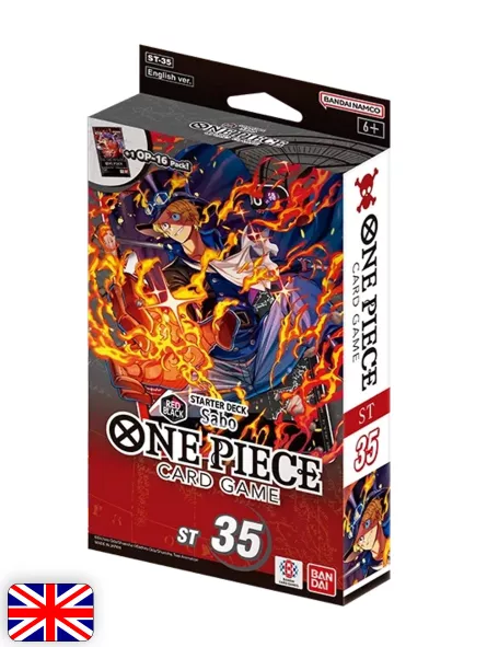 One Piece Card Game Starter Deck - ST-35 RED/BLACK Sabo [ENG]