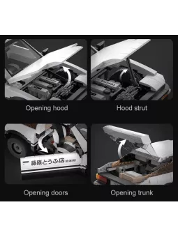 Toyota AE86 Trueno 1/12 - Initial D - CaDA