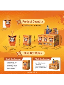 Naruto Shippuden Beast Party Series Vinyl Plush Blind Box - Puremind