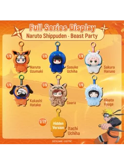Naruto Shippuden Beast Party Series Vinyl Plush Blind Box - Puremind