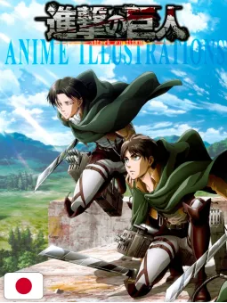 L'Attacco Dei Giganti Anime Illustrations - Edizione Giapponese 2017