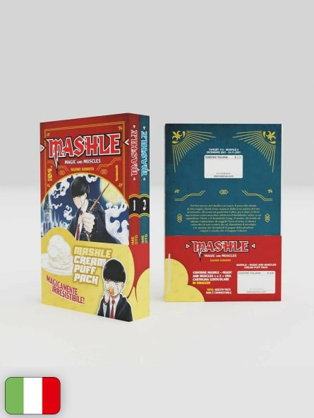 Mashle Cream Puff Pack - Volume 1 + 2 + Cartolina Lenticolare Limitata