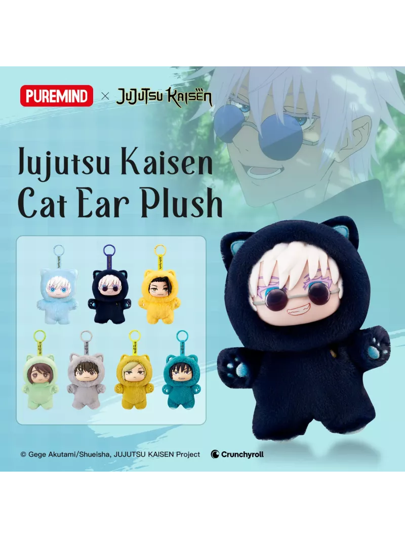 Jujutsu Kaisen Cat Ear Plush Series Vinyl Plush Blind Box - Puremind