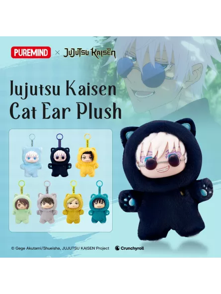 Jujutsu Kaisen Cat Ear Plush Series Vinyl Plush Blind Box - Puremind