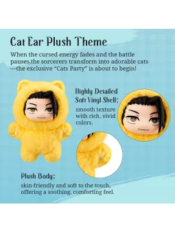Jujutsu Kaisen Cat Ear Plush Series Vinyl Plush Blind Box - Puremind