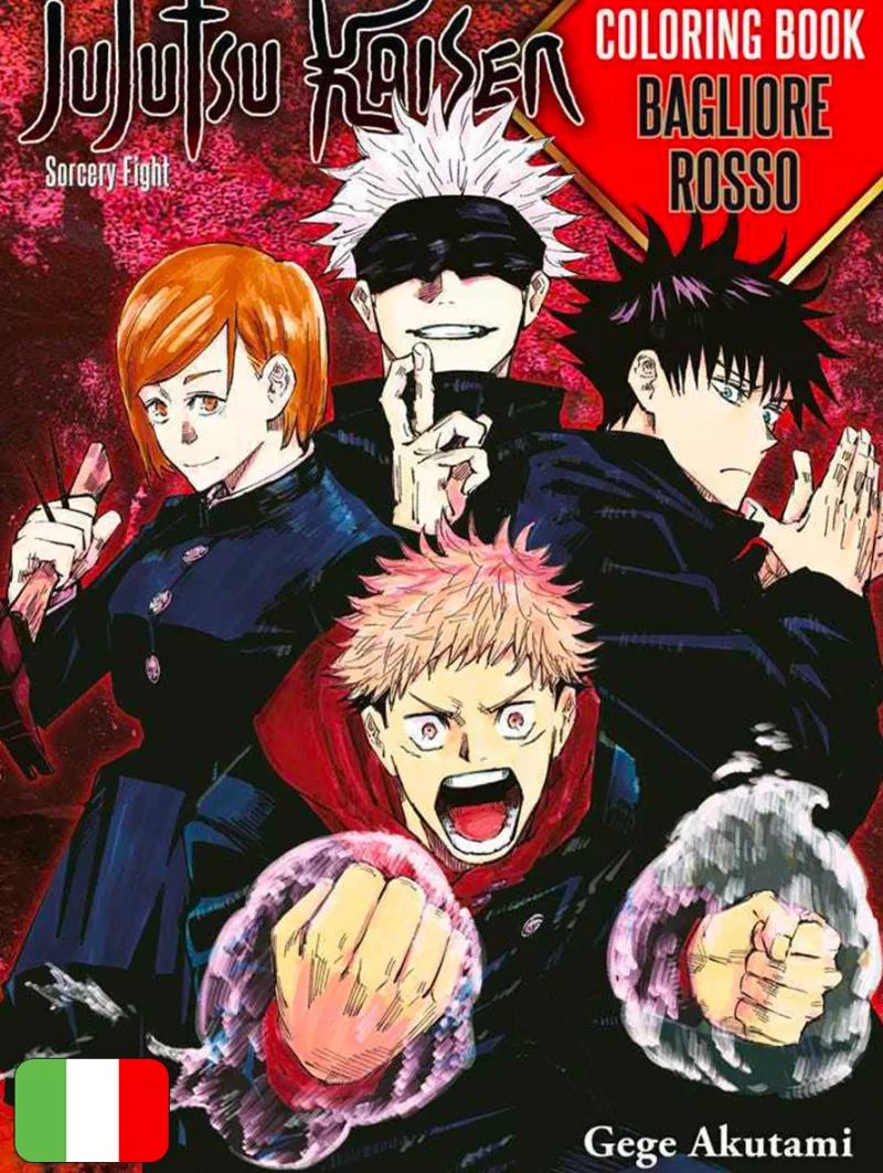 Jujutsu Kaisen: Coloring Book - Bagliore Rosso