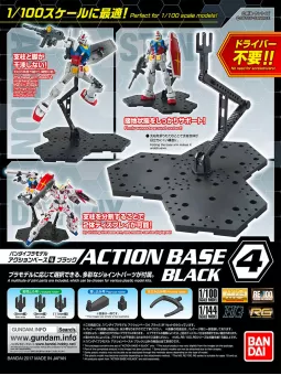 Bandai Action Base Black 5 - Bandai Model Kit Figure