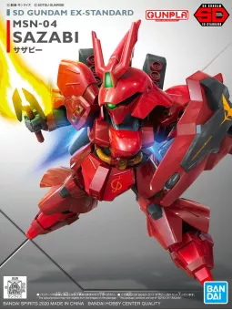 MSN-04 Gundam Sazabi Super Deformed - EX-Standard Gunpla - Bandai Model Kit